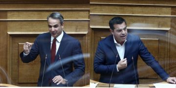 Μονομαχία αρχηγών στη Βουλή: Προεκλογικές εξαγγελίες ανακοίνωσε ο Κυριάκος Μητσοτάκης – Εκλογές ζήτησε ο Αλέξης Τσίπρας – Χωρίς τη μεγάλη είδηση οι πρωτολογίες | ΦΩΤΟ