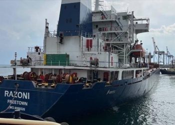 Απέπλευσε από την Οδησσό το πρώτο πλοίο μετά τον πόλεμο – Το “Razoni” με σημαία Σιέρα Λεόνε μεταφέρει 26.527 τόνους καλαμπόκι με προορισμό τον Λίβανο | ΦΩΤΟ
