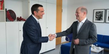 Τσίπρας σε Σολτς: Το σχέδιο για μια προοδευτική διακυβέρνηση και η ανάγκη να ξαναγίνει η Ελλάδα πυλώνας ειρήνης σταθερότητας στην περιοχή | ΦΩΤΟ